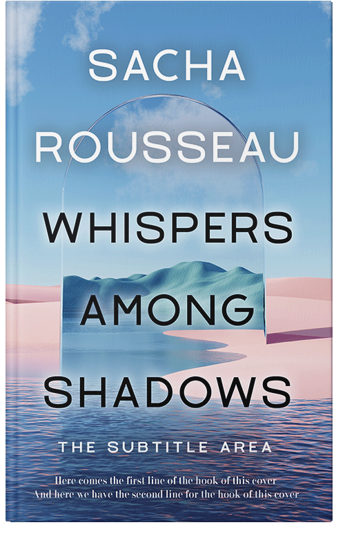 Front view of Premade Surreal Book Cover - Glacier