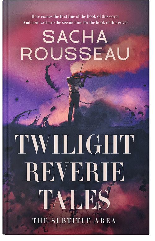 Front view of Premade Surreal Book Cover - Martinique