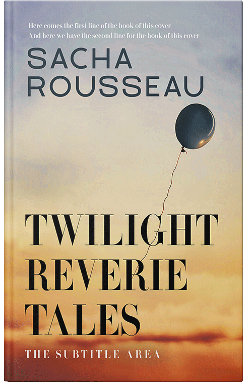 Front view of Premade Surreal Book Cover - Soft Amber