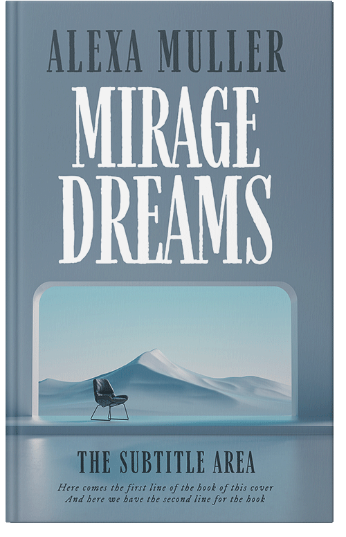 Front view of Premade Surreal Book Cover - Gumbo