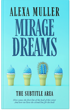 Pre Made Book Cover Malibu