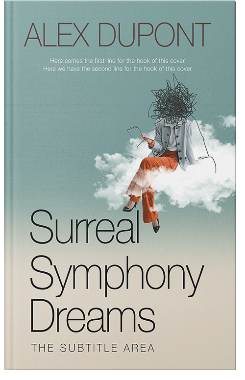 Front view of Premade Surreal Book Cover - Cascade