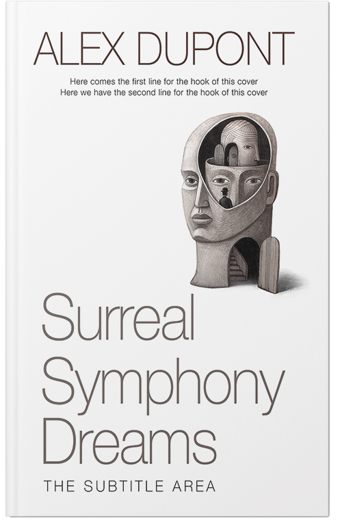 Front view of Premade Self-Improvement & Self-Help Book Cover - Cotton Seed