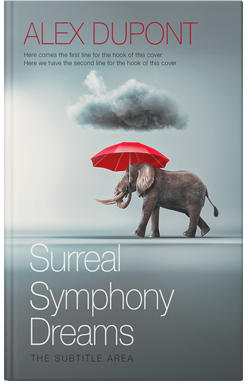 Front view of Premade Surreal Book Cover - Granny Smith