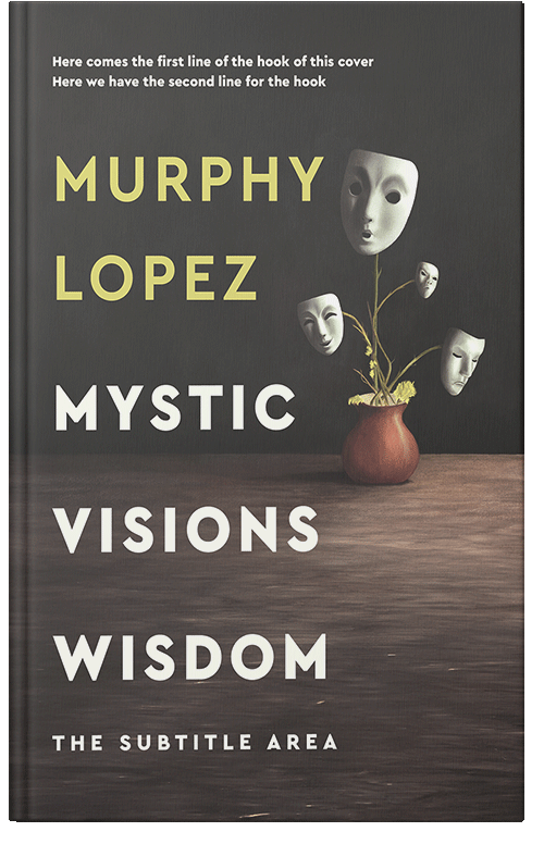 Front view of Premade Surreal Book Cover - Merlin