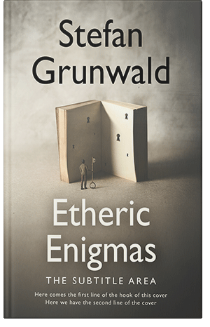 Pre Made Book Cover Granite Green