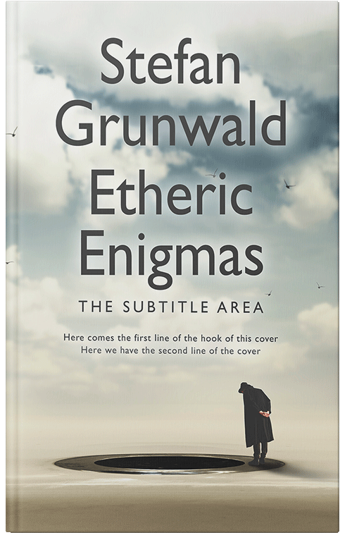 Front view of Premade Surreal Book Cover - Celeste