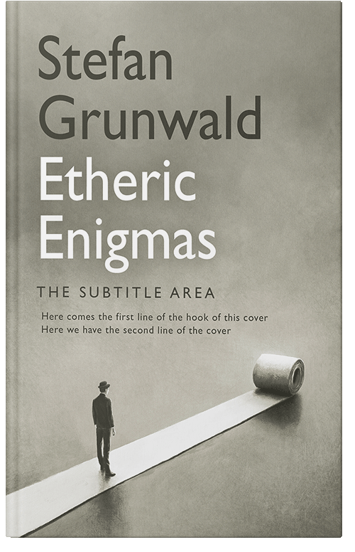 Front view of Premade Business Book Cover - Delta