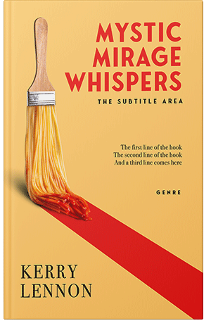 Pre Made Book Cover Goldenrod