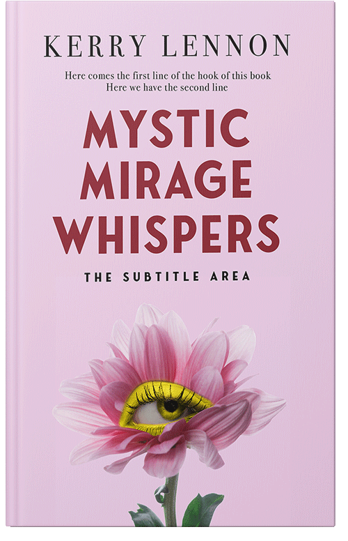 Front view of Premade Surreal Book Cover - Vanilla Ice