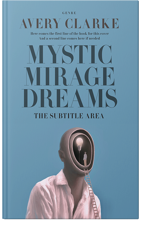 Front view of Premade Self-Improvement & Self-Help Book Cover - Neptune