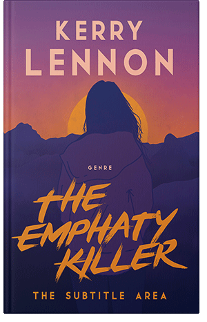 Pre Made Book Cover Raw Sienna