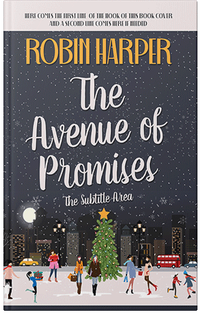 Pre Made Book Cover Stark White