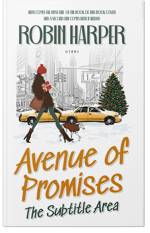 Front view of Premade Chick Lit Book Cover - Heavy Metal