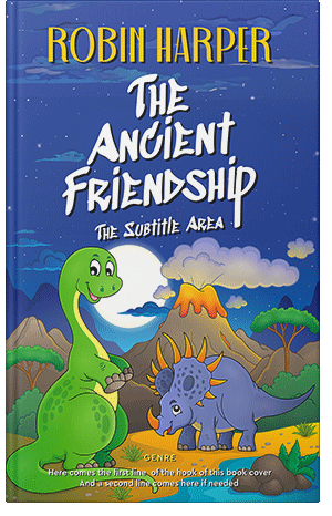 Pre Made Book Cover Chambray