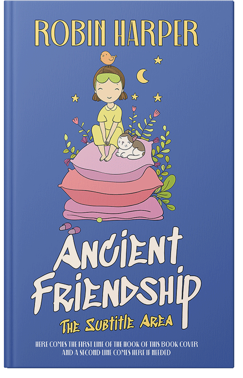 Front view of Premade Children's Book Cover - San Marino