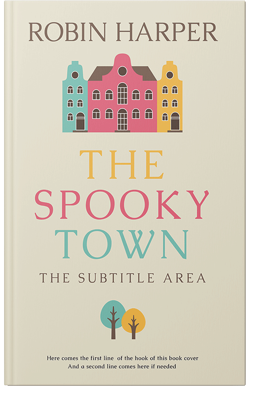 Front view of Premade Children's Book Cover - Pearl Bush