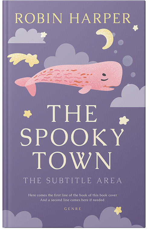 Front view of Premade Children's Book Cover - Kimberly