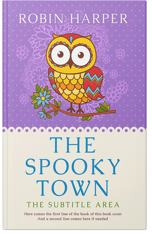 Front view of Premade Children's Book Cover - Snuff