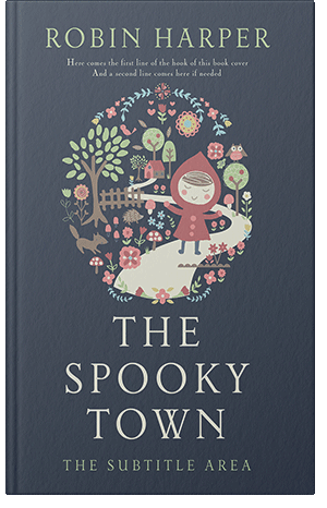 Pre Made Book Cover Oxford Blue