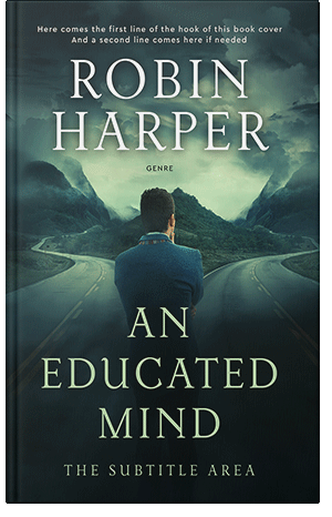 Premade Book Cover Timber Green