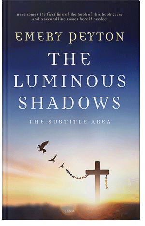 Pre Made Book Cover Stark White