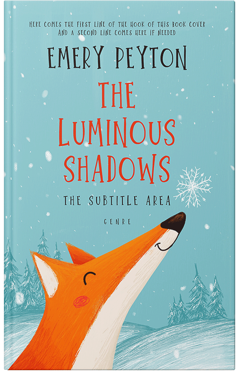 Front view of Premade Children's Book Cover - Half Baked