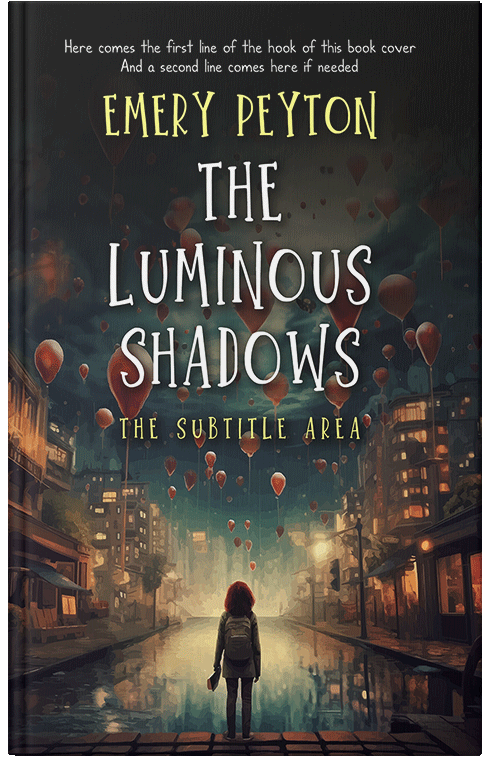 Front view of Premade Mystery & Thriller & Suspense Book Cover - Heavy Metal