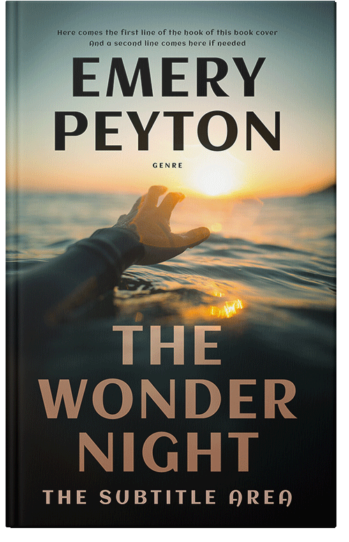 Front view of Premade Self-Improvement & Self-Help Book Cover - Brandy