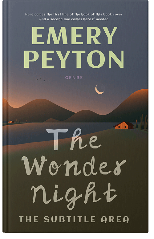 Front view of Premade Mystery & Thriller & Suspense Book Cover - Armadillo