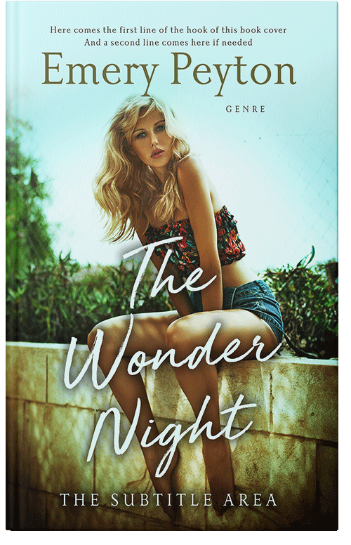 Front view of Premade Teen & Young Adult Book Cover - Iceberg