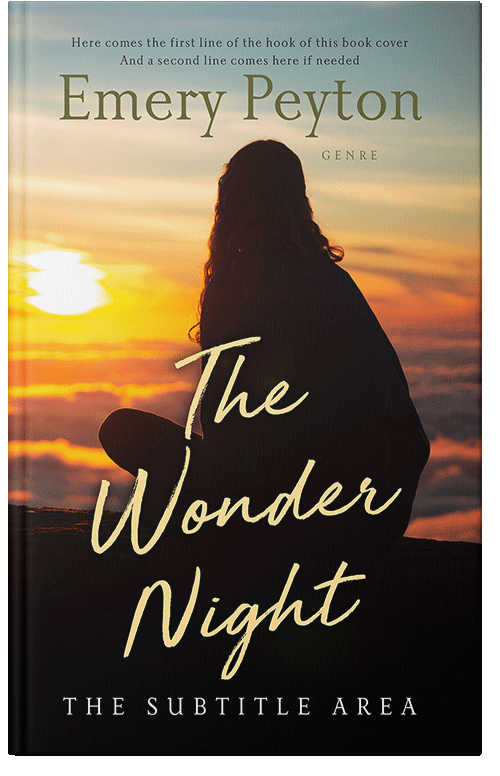 Front view of Premade Teen & Young Adult Book Cover - Night Rider