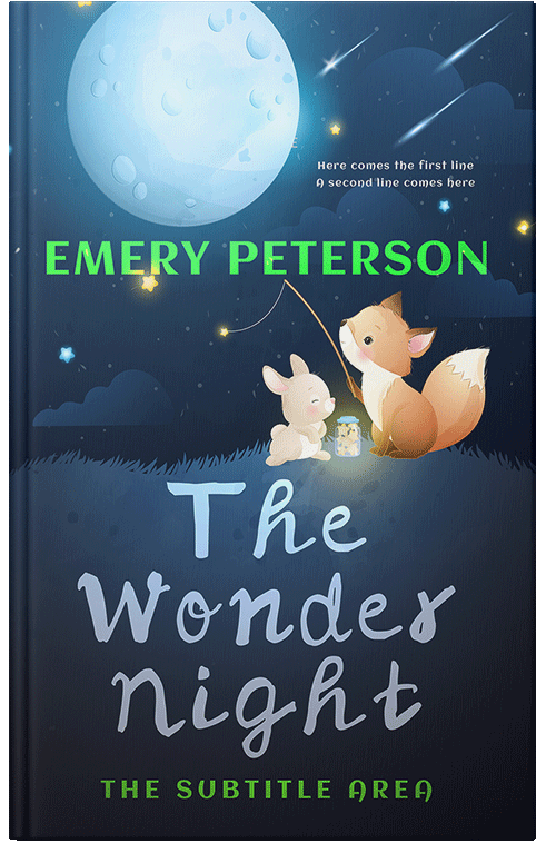 Front view of Premade Children's Book Cover - Big Stone