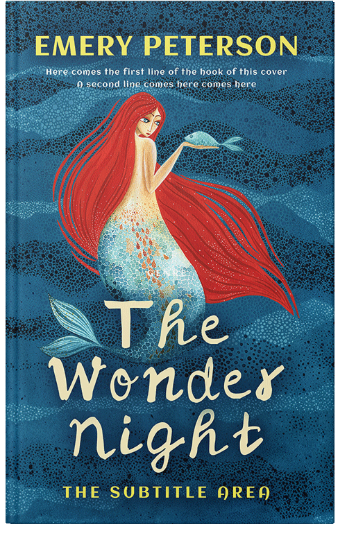 Front view of Premade Fantasy Book Cover - Burning Sand