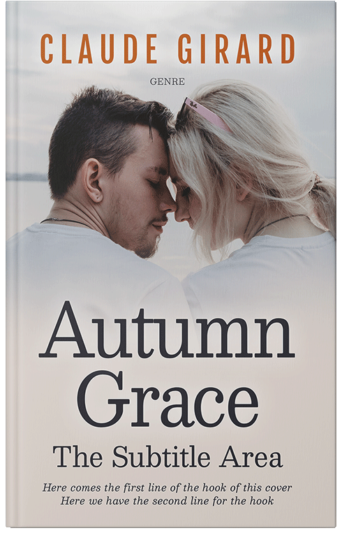 Front view of Premade Romance Book Cover - Timberwolf