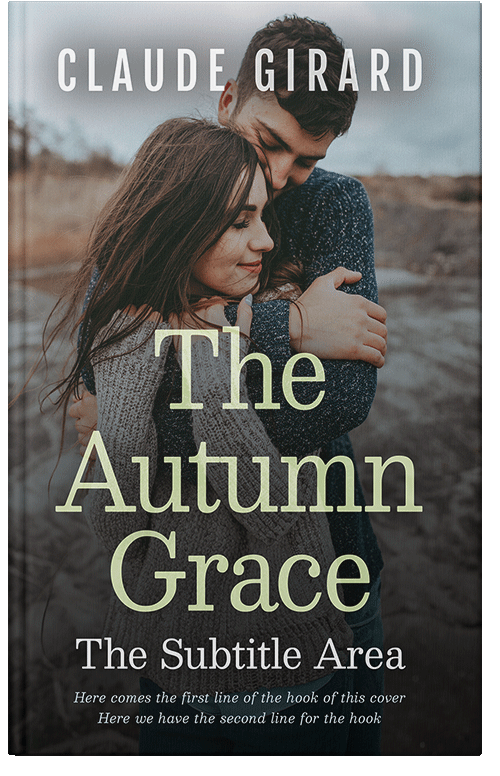 Front view of Premade Romance Book Cover - Heavy Metal