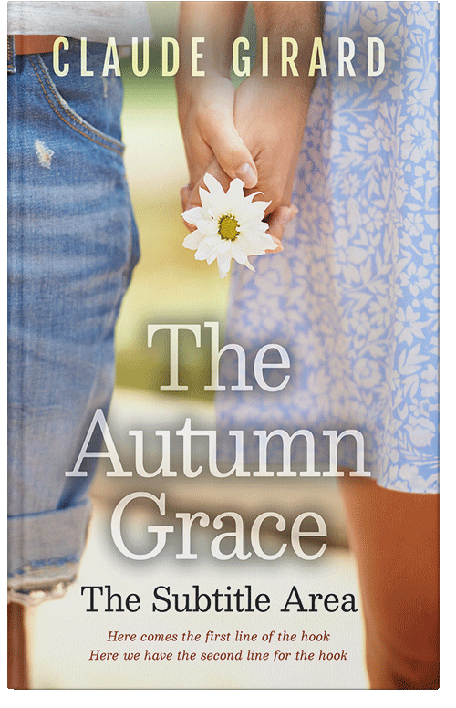 Front view of Premade Romance Book Cover - Swirl