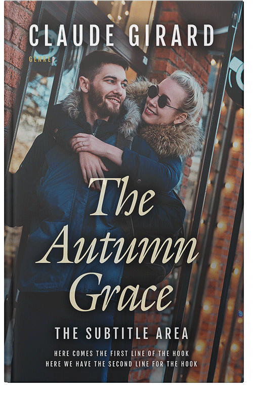 Front view of Premade Romance Book Cover - Shark