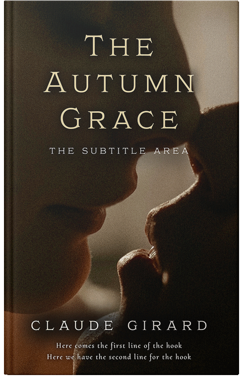 Front view of Premade Erotica Book Cover - Graphite