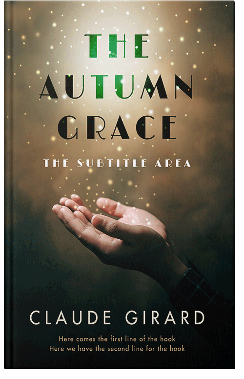 Front view of Premade Religion & Spirituality Book Cover - Rangoon Green