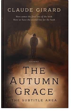 Premade Book Cover Tan