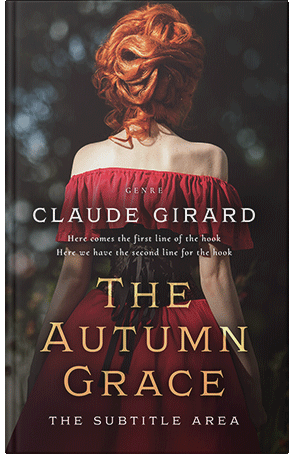 Premade Book Cover Cocoa Brown