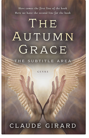 Pre Made Book Cover Dorado