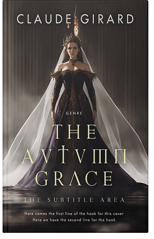 Premade Book Cover Cocoa Brown