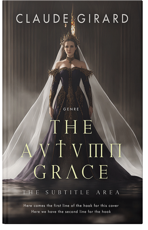 Front view of Premade Fantasy Book Cover - Cocoa Brown