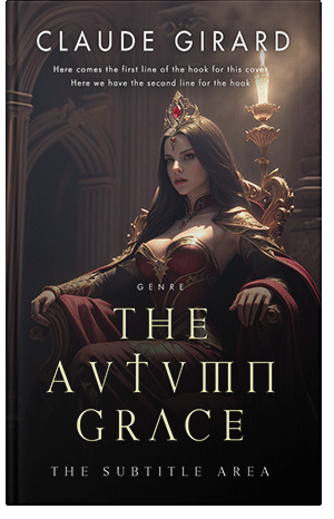 Premade Book Cover Cocoa Brown