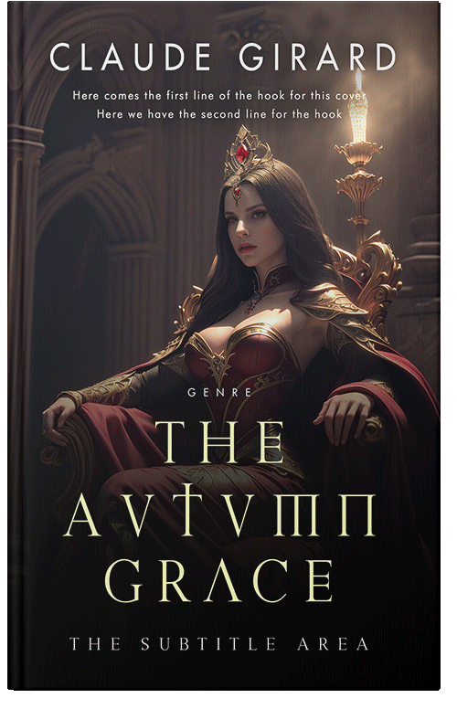 Front view of Premade Fantasy Book Cover - Cocoa Brown