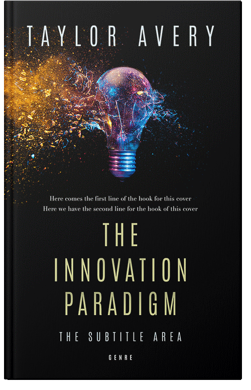 Front view of Premade Business Book Cover - Cod Gray