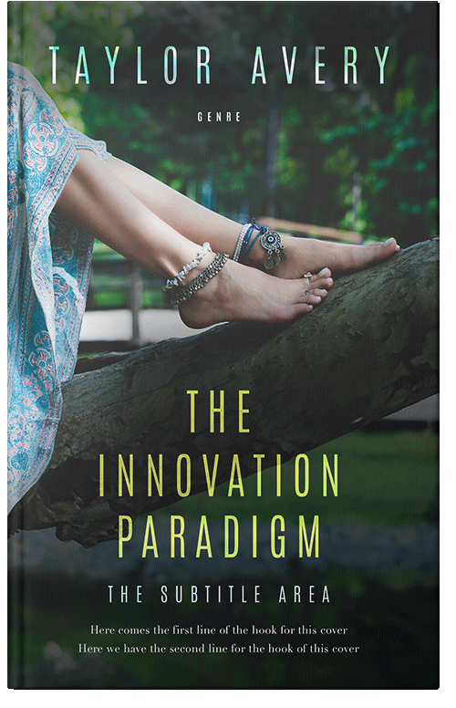 Front view of Premade Nature Book Cover - Heavy Metal