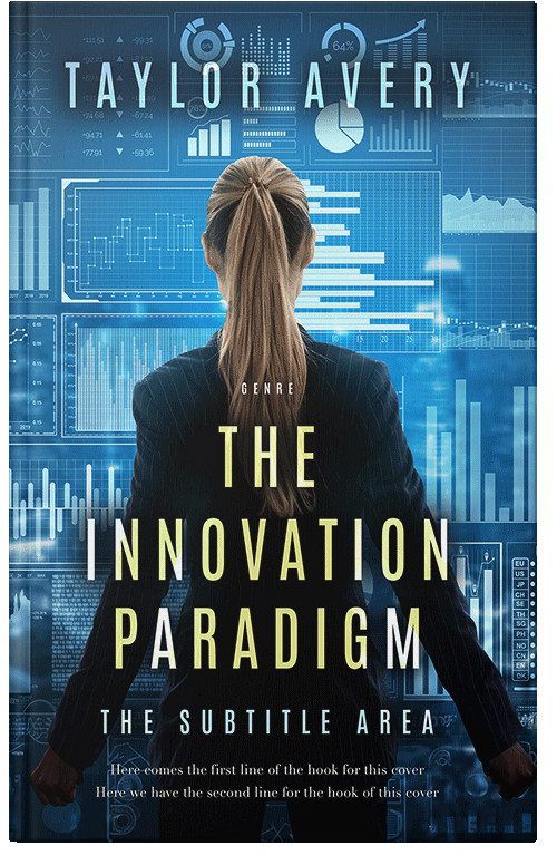 Front view of Premade Business Book Cover - Surf Crest